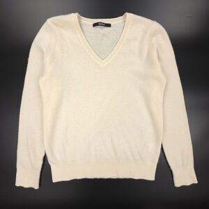 NEW Quince Mongolian Cashmere V-Neck Sweater Old Money Quiet Luxury Minimal